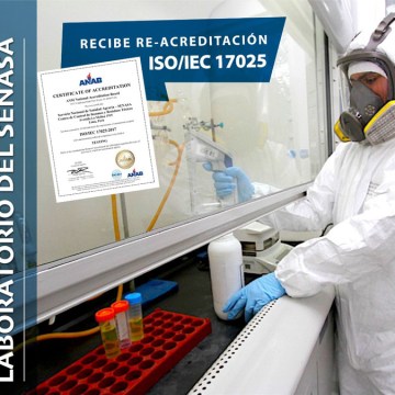 SENASA renovó acreditación internacional ISO/IEC 17025 para sus laboratorios de residuos tóxicos