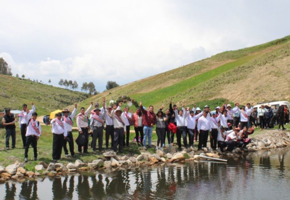 Jauja: inauguran dos reservorios de agua para fortalecer la ganadería