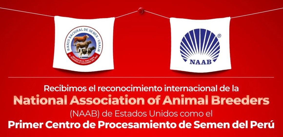 Banco Nacional de Semen del Perú recibe reconocimiento internacional de la NAAB (USA)