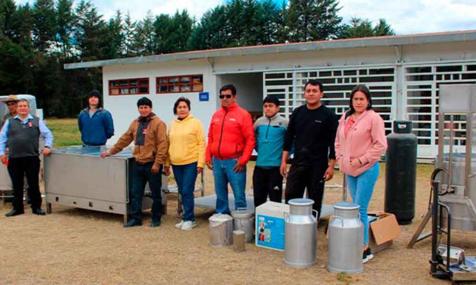 WEB Cajamarca: Potencian la transformación de la leche en Llacanora