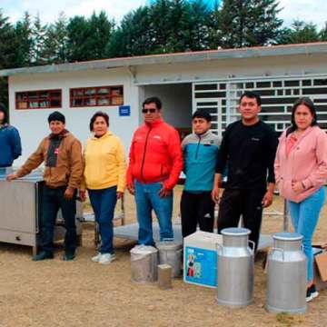 Cajamarca: Potencian la transformación de la leche en Llacanora
