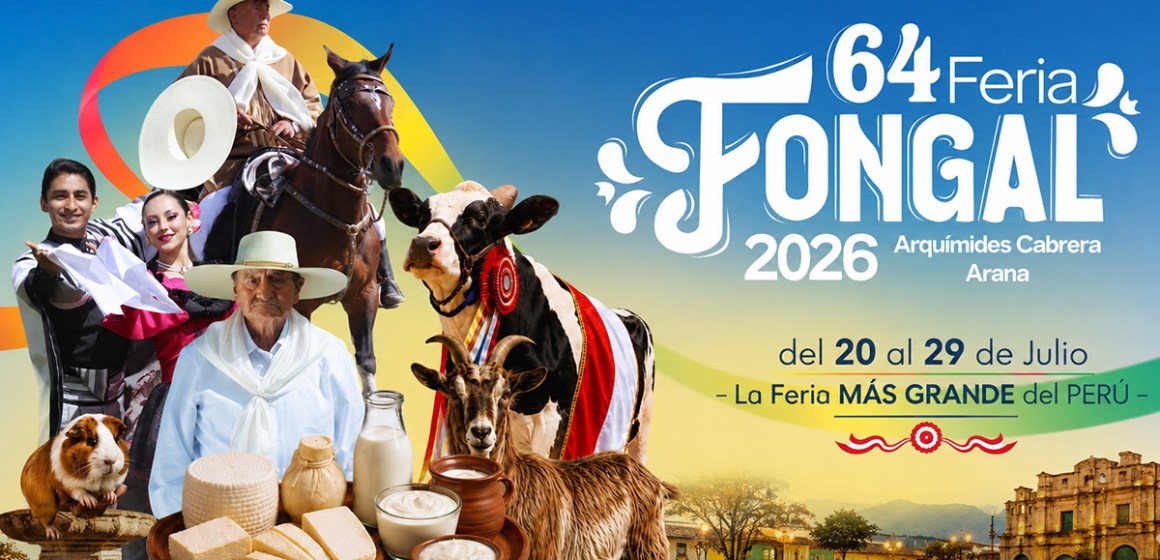 Todo listo para la 64° Feria FONGAL Cajamarca 2026
